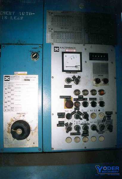 9-1/8" Kaltenbach, cold saw, 28" blade diameter, 7.5" square, 9-1/8" round, 1980, #12670 - Image 3