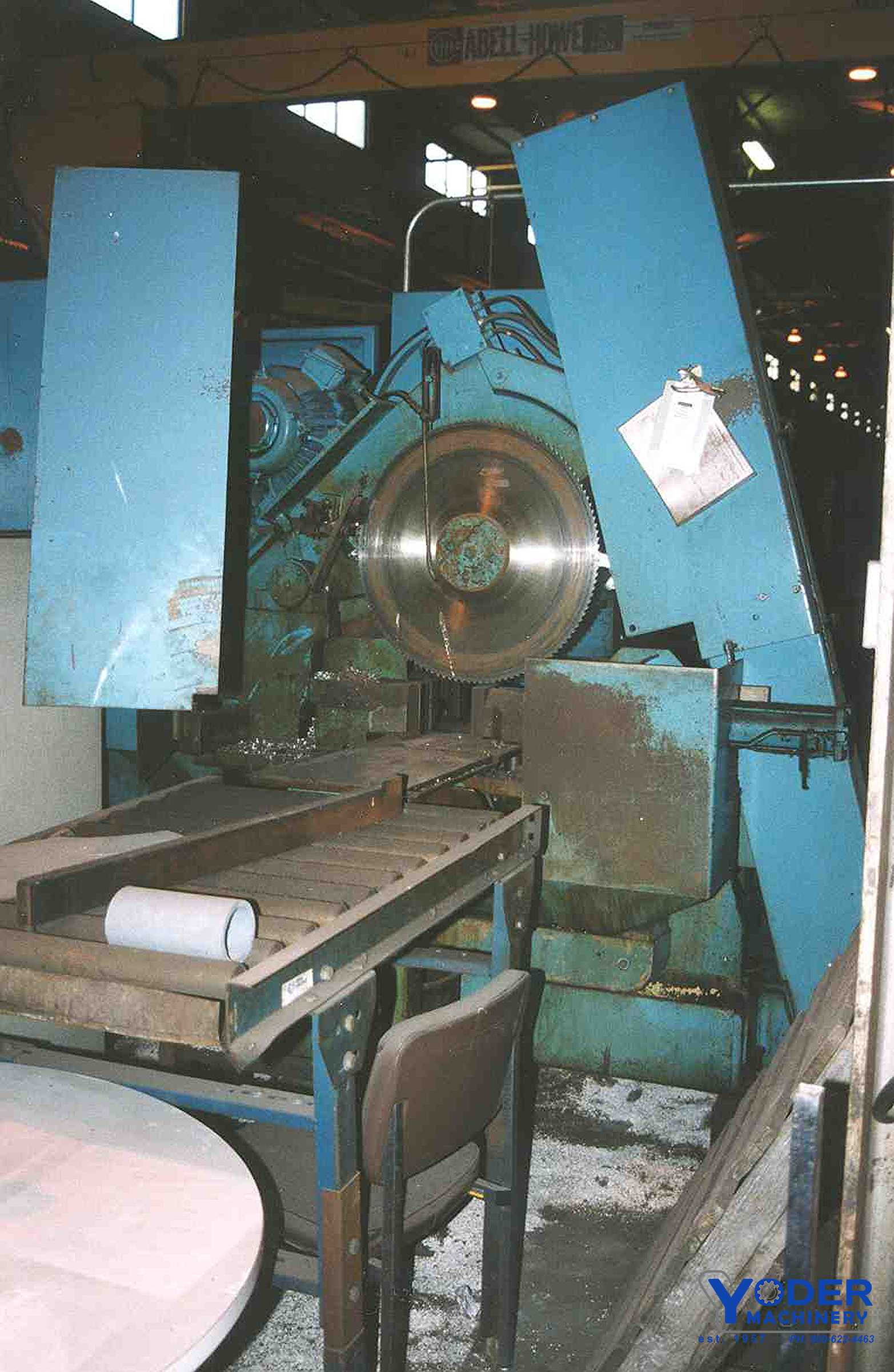 9-1/8" Kaltenbach, cold saw, 28" blade diameter, 7.5" square, 9-1/8" round, 1980, #12670 - Image 5
