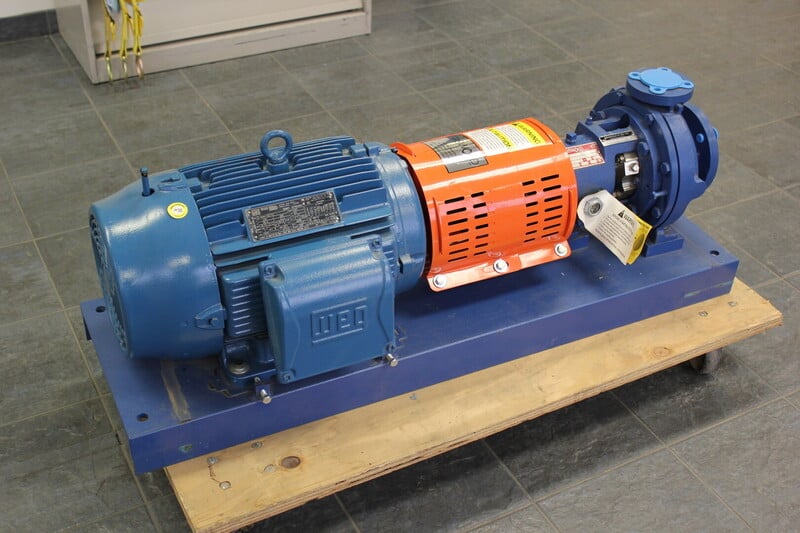 176 GPM, Griswold #S-AB-10020, Pump, 45 m head, 20 HP, 3520 RPM, 230/460 V, 3x1.5x8 size, 40 cu.m/hr, 2011 - Image 2