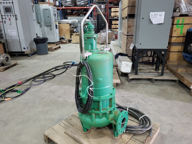 790 GPM @ 232' TDH, Pentair-Hydromatic #S4LRC4000M5-2, Submersible Solids Handling Pump, 40 HP, 3450 RPM, 575 - Image 4