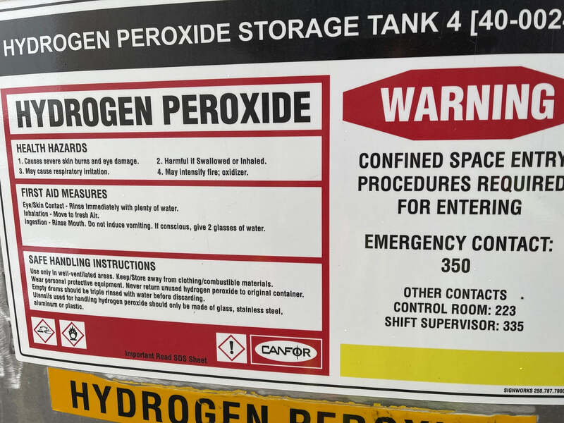 29036 gallon Peacock Inc, Aluminum Storage Tank For Hydrogen Peroxide, 15' diameter x 27' H, 132000 Liters - Image 3