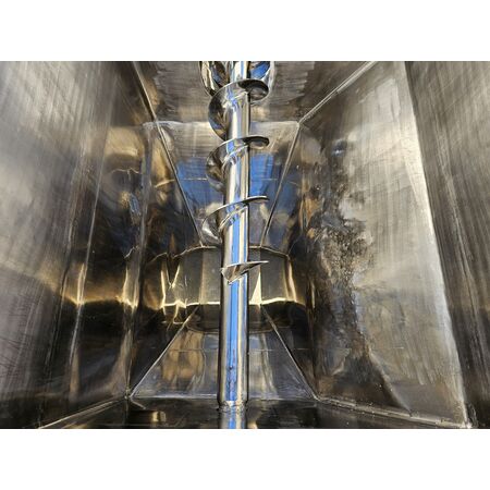 6" diameter x 10.11' long, Stainless Steel screw conveyor auger feeder, sanitary food grade - Image 4
