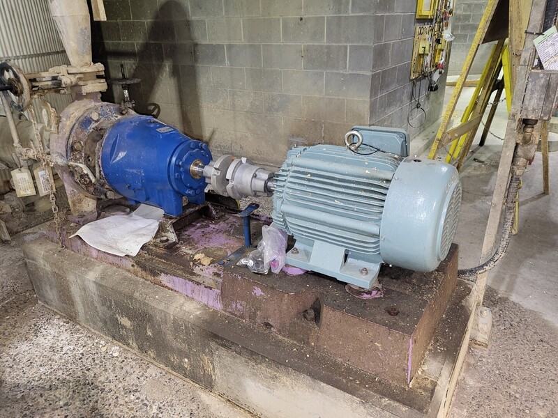 1500 GPM @ 125' TDH, Goulds #3175S, Goulds #3175S, Paper Stock/ Process Pump, 40 HP, 1770 RPM, 575 V, 8x8-12 - Image 1