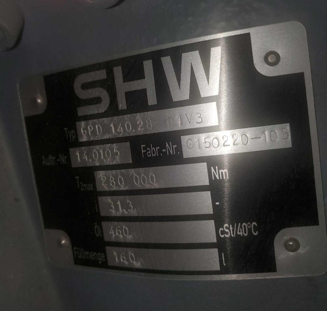 SHW #GPD140.28-01V3, Under-Tank Agitator, S/N 14.0105 - Image 2