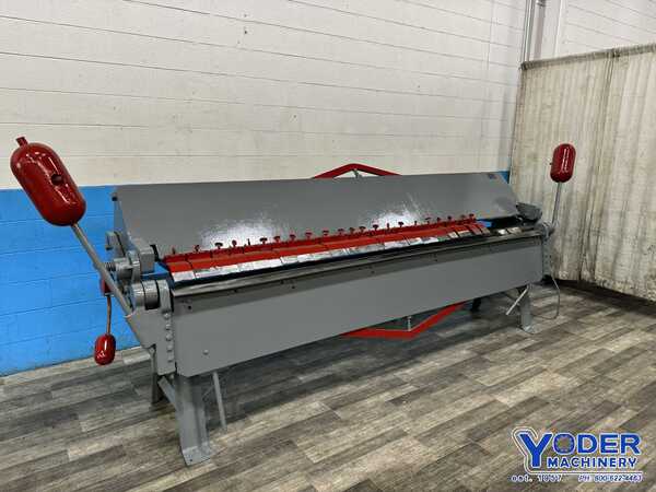 14 gauge x 10' Dreis & Krump #W37, box & pan finger brake, manual clamping - Image 1