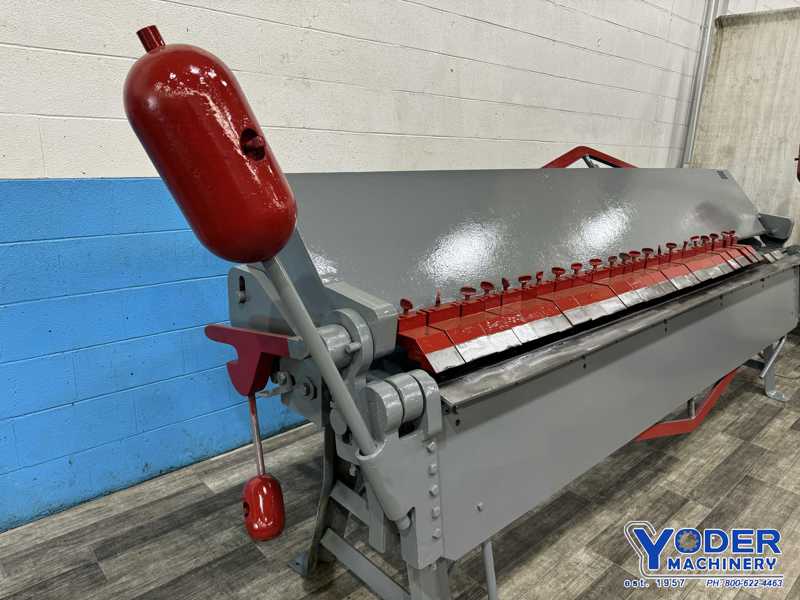 14 gauge x 10' Dreis & Krump #W37, box & pan finger brake, manual clamping - Image 2
