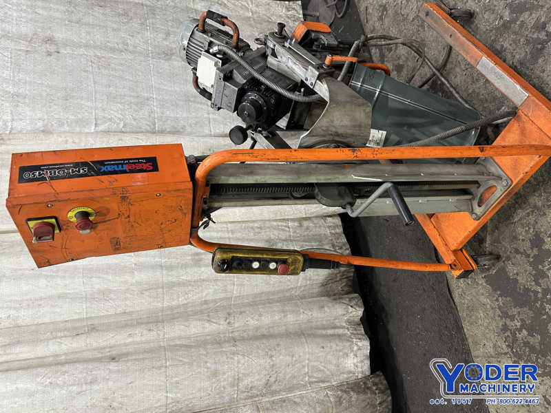 No. SM-DBM50 Steelmax, double sided beveling machine, 1/2" to 2-3/4" thickness, 15-50&deg; bevel angle - Image 10