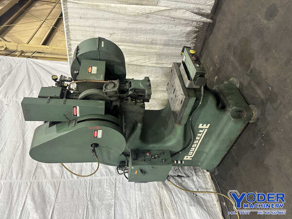40 Ton, Rousselle #4G, back geared press, 3" stroke, 13" Shut Height, air clutch & brake, 5 HP, 45 SPM - Image 1