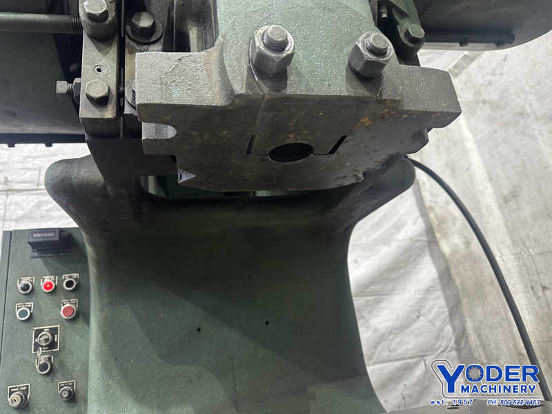 40 Ton, Rousselle #4G, back geared press, 3" stroke, 13" Shut Height, air clutch & brake, 5 HP, 45 SPM - Image 7