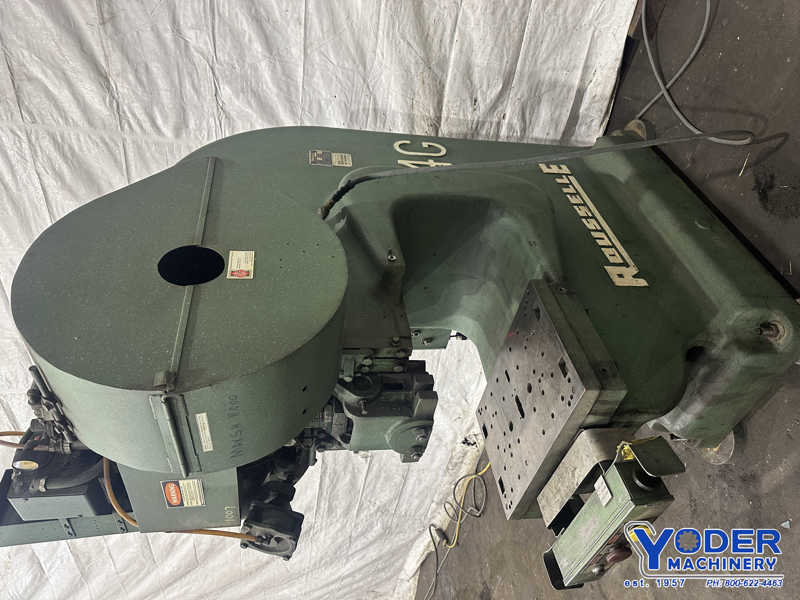 40 Ton, Rousselle #4G, back geared press, 3" stroke, 13" Shut Height, air clutch & brake, 5 HP, 45 SPM - Image 8