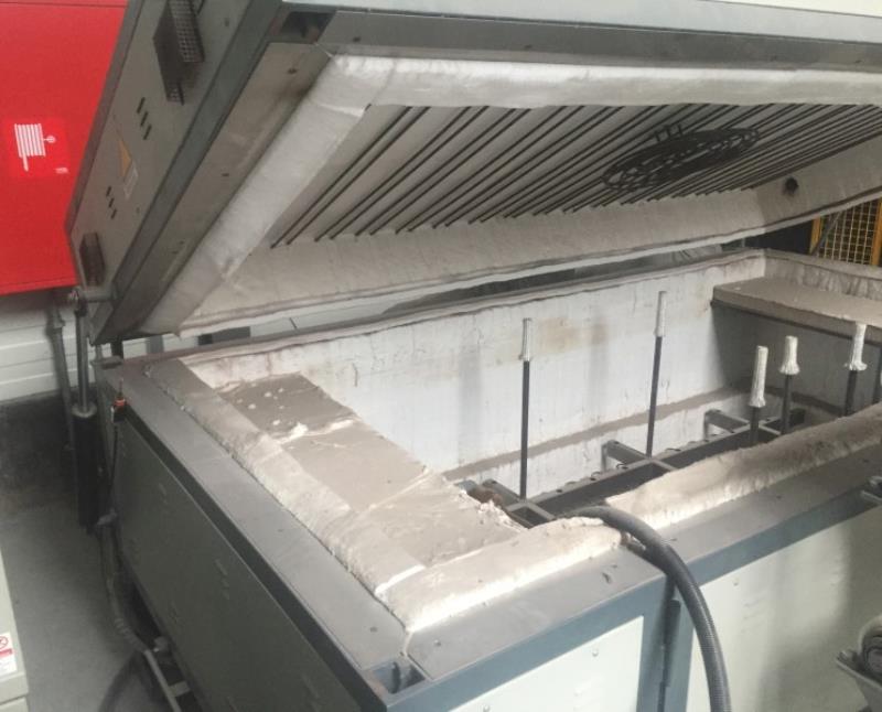 RCN #Multipro-2500, Automatic 2-Chamber Kiln, for Production of Glass Basins, (6) Bending forms, 98" width x - Image 3