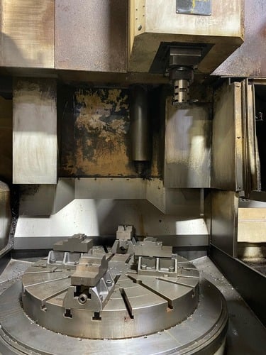 39.3" Youji #1000ATC, CNC vertical turret lathe, 53.14" Swing, 39.37" 4-Jaw Chuck, 43.3" Cutting diameter - Image 3