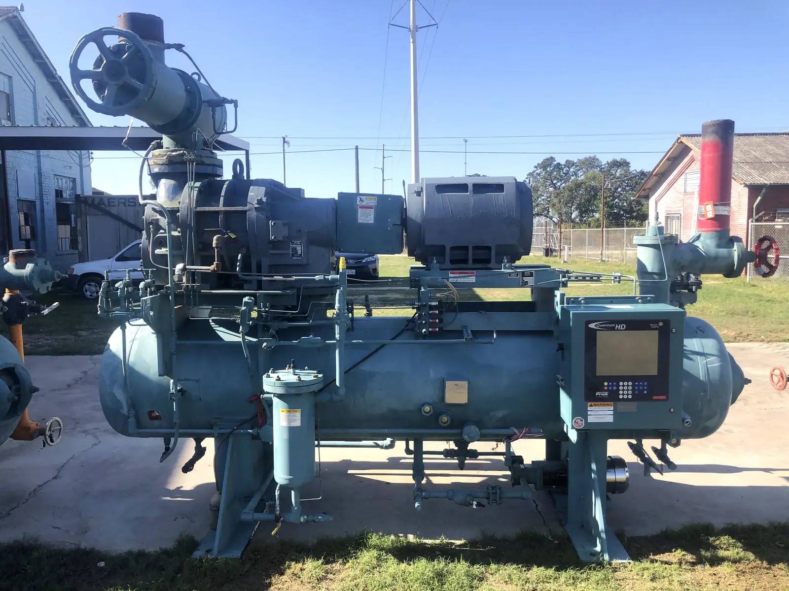 300 HP Frick #RDB-II-316B, screw booster compressor, 300 psi, Fr.445TS, 460 V., 3-phase, 340 amps, 3570 RPM - Image 2