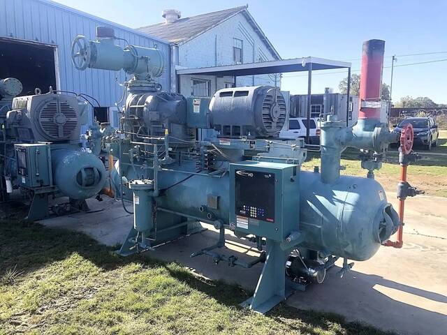 300 HP Frick #RDB-II-316B, screw booster compressor, 300 psi, Fr.445TS, 460 V., 3-phase, 340 amps, 3570 RPM - Image 3
