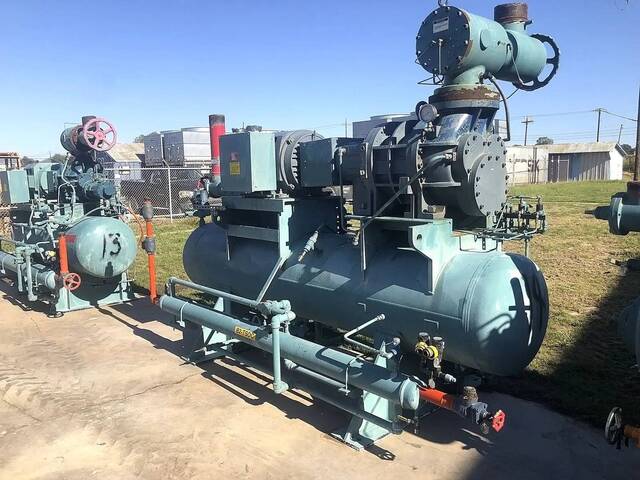 300 HP Frick #RDB-II-316B, screw booster compressor, 300 psi, Fr.445TS, 460 V., 3-phase, 340 amps, 3570 RPM - Image 6