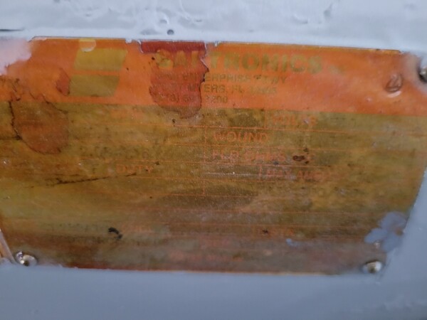 30 HP 1750/2300 RPM General Electric 5CD174RC, Frame CD288ATC, shunt, 500 VA, rebuilt - Image 3