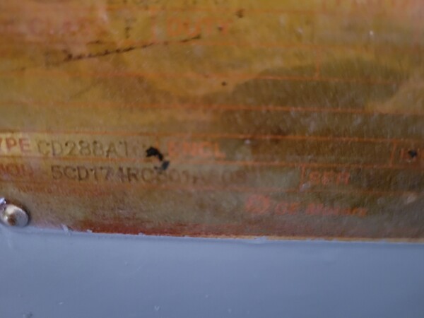 30 HP 1750/2300 RPM General Electric 5CD174RC, Frame CD288ATC, shunt, 500 VA, rebuilt - Image 4