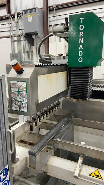 Prussiani Tornado 8X12 Sink Hole Machine, Fagor 8070 Numerical Control, 2019 - Image 9