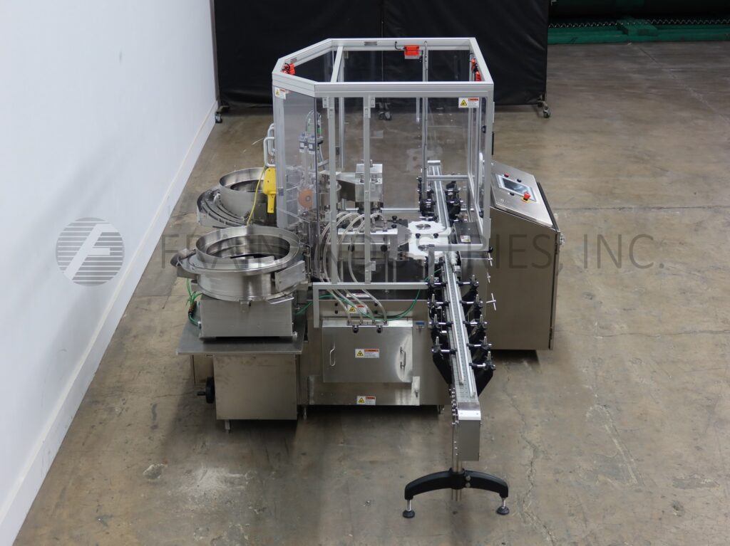 Cozzoli #RM110, automatic, inline, intermittent motion Stainless Steel monoblock, fill, plug & screw capacity - Image 3