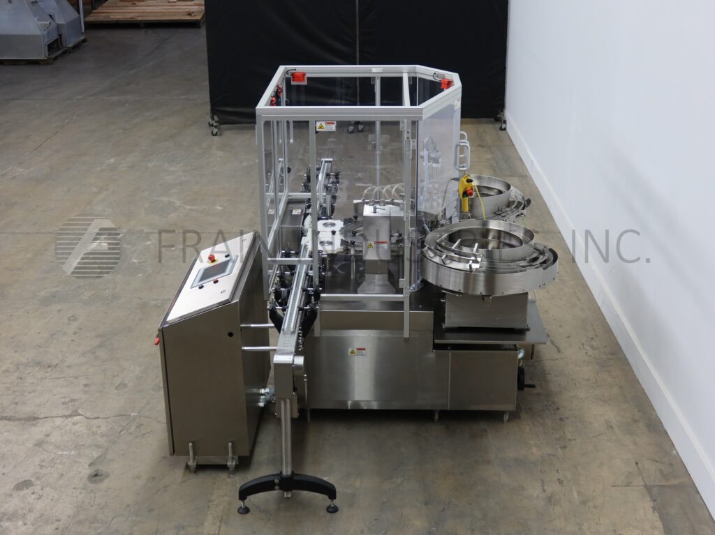 Cozzoli #RM110, automatic, inline, intermittent motion Stainless Steel monoblock, fill, plug & screw capacity - Image 4
