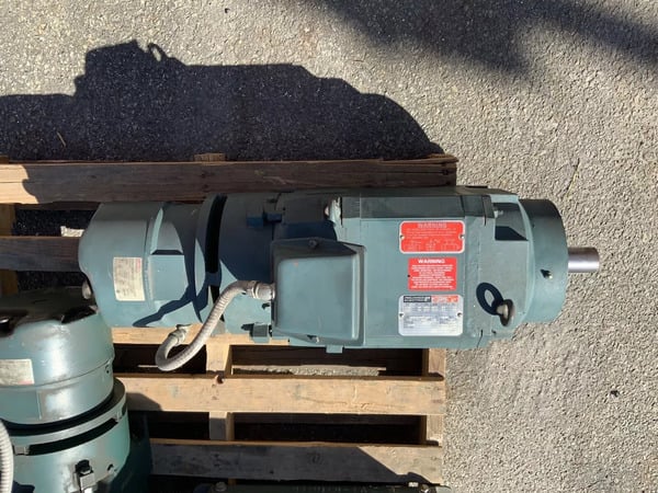 20 HP 1770/3540 RPM Reliance L0514A, Frame L2162, TEFC, 460 Volts (2 available) - Image 1