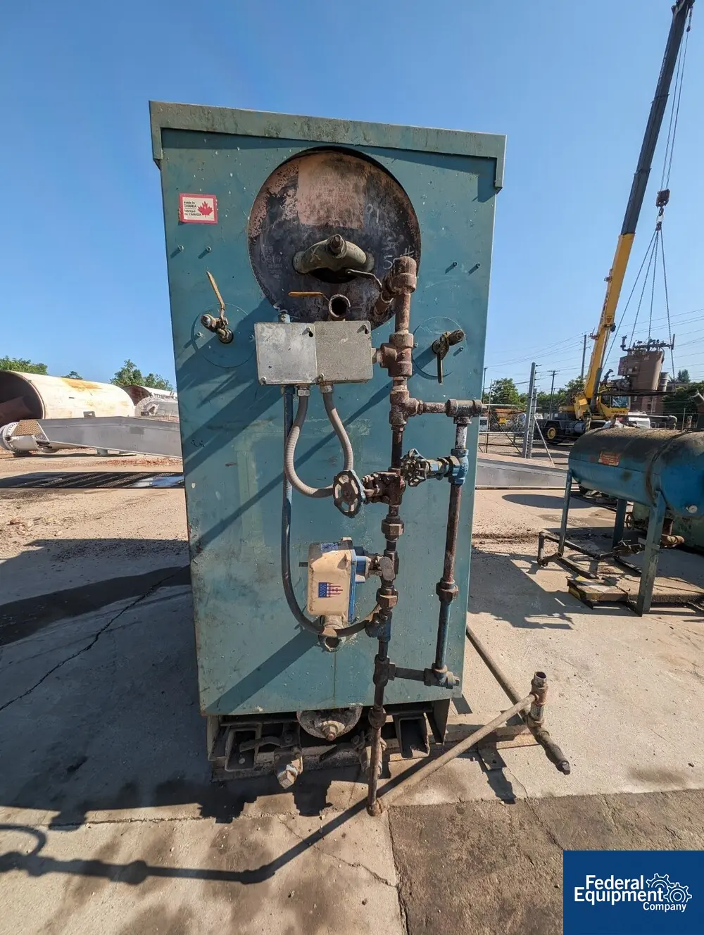 Cleaver Brooks #M4P-2500, Water Tube Boiler, 59 HP, 2.5 million btu input, 2 million btu output, 2002 - Image 7