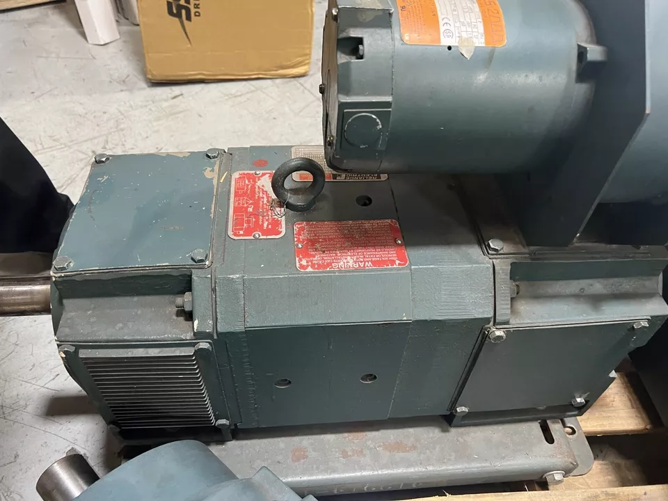 10 HP 1150/2300 RPM Reliance, Frame SC2113ATZ, DP, 17.5 amps, 500 VA - Image 2