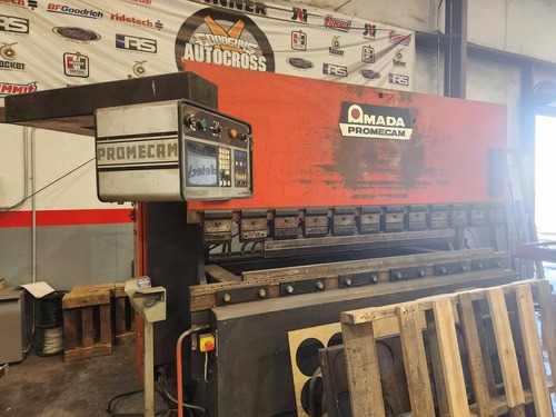 80 Ton, Amada #Promecam-ITPS, hydraulic press brake, 10' overall, 100.5" between housing, 1989 - Image 2
