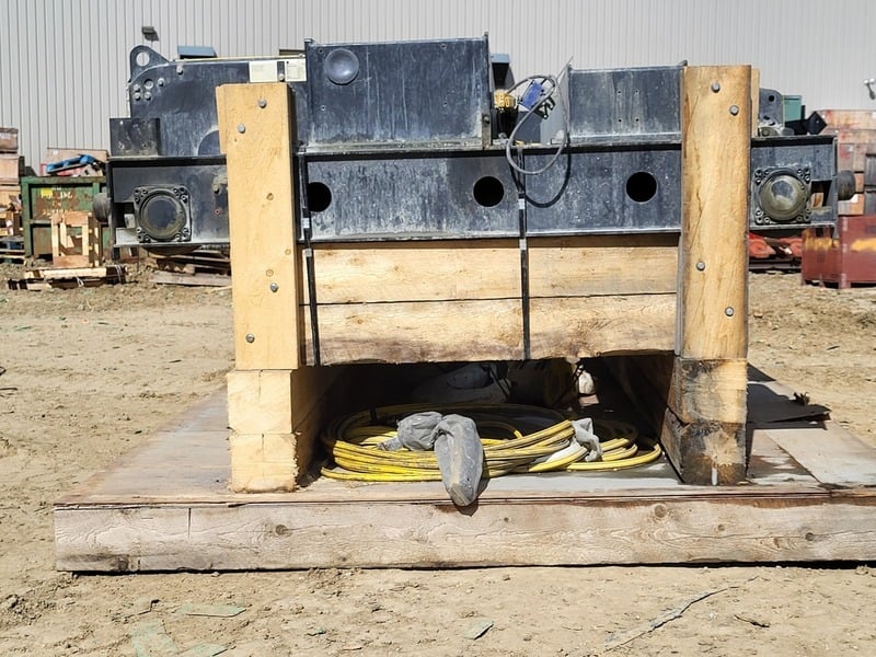 50 Ton, R & M Material Handling Spacemaster #SX70620500P65END0F, wire rope electric hoist, dual speed, 2005 - Image 4