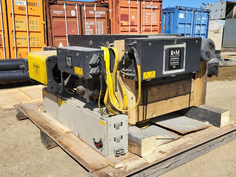 25 Ton, R & M Material Handling Spacemaster #SX60620250P65EHD0F, wire rope electric hoist, dual speed, 2005 - Image 7