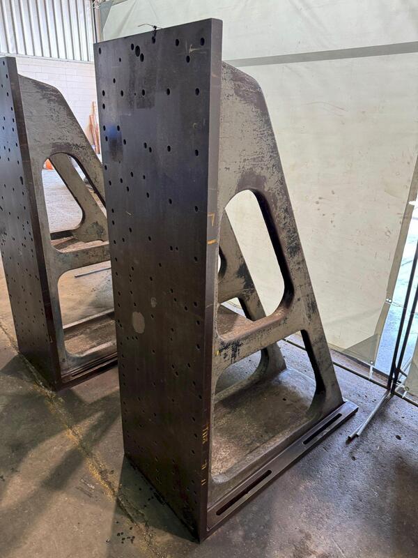 24" x 72" x 48" Angle Plate Set, drilled & tapped holes - Image 4
