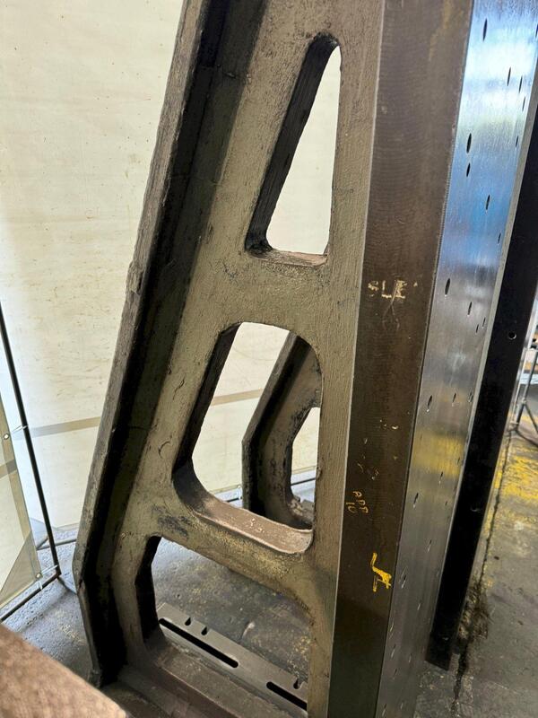 20" x 100" x 38" Angle Plate Set, drilled & tapped holes - Image 4