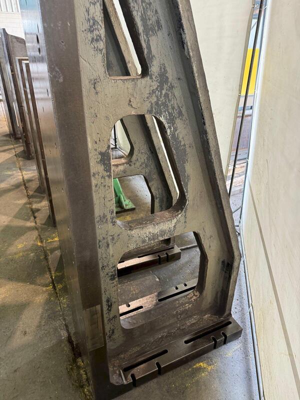 20" x 100" x 38" Angle Plate Set, drilled & tapped holes - Image 5