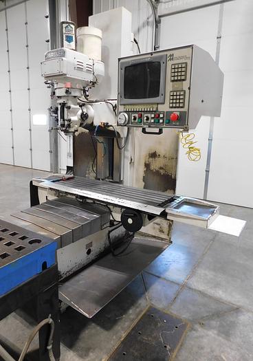 Milltronics #MB-20A, 16" x 54" table, 40" X, 20" Y, 24" Z, 60-4000 RPM, #40, 7.5 HP, Centurian VI, power draw - Image 2