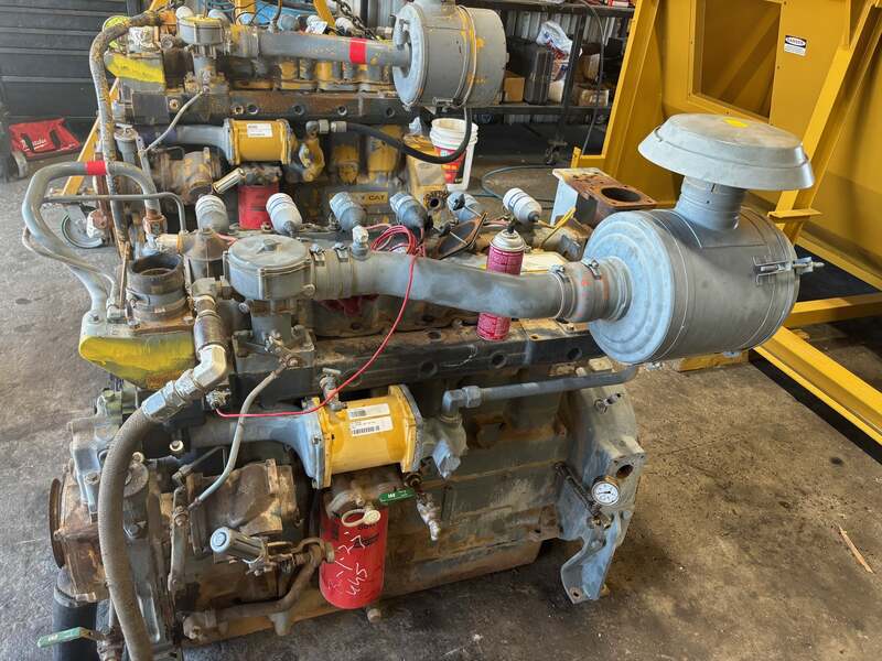145 HP @ 1800 RPM, Caterpillar #G3306-NA, Natural gas engine, 2011 - Image 1