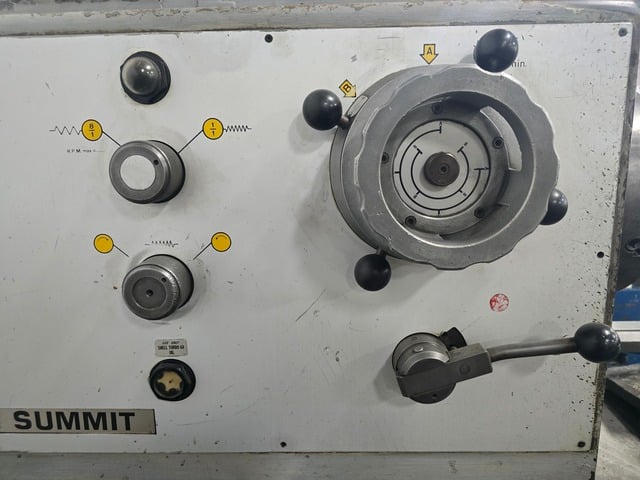 26"/29" x 75" Summit #26-4x60, gap bed engine lathe, 4-jaw chuck, 4.125" bore, inch/metric, 230 V., 3-phase - Image 4