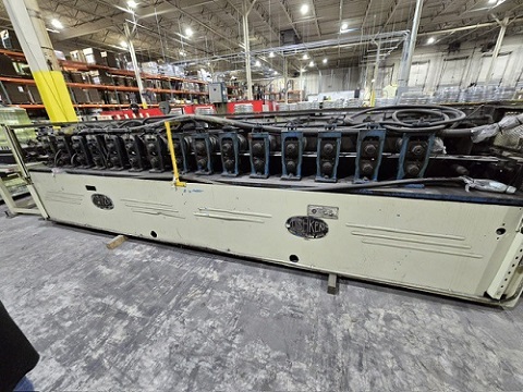 16 Stand, Tishken #16-MW-2, rollforming line, 2" arbor, 8" roll space, 20 HP, American mandrel uncoiler - Image 1