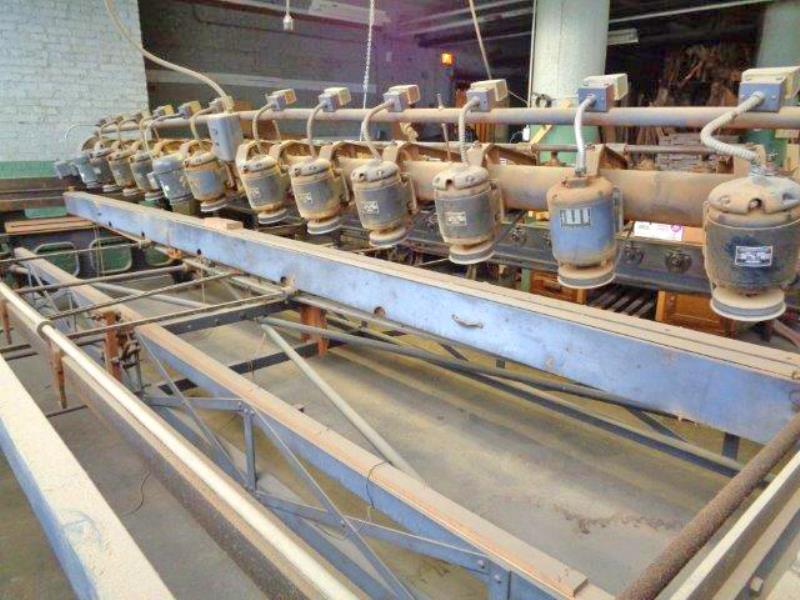 Minnesota #24-8, carving machine, 24-spindles, 8" btwn centers, 72" length capacity, manual table elevation - Image 5