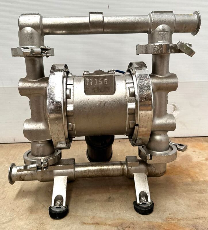1.5" Graco #FD1111, Stainless Steel air-operated double diaphragm sanitary pump, 41 GPM, 50 cfm, 120 psi, (3 - Image 3