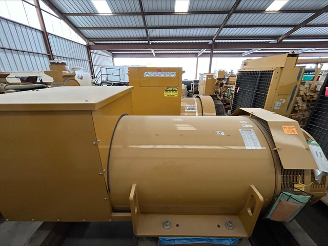 2250 KW, 1800 RPM, Caterpillar #SR5, diesel generator end, 277/480 Volts, 3-phase, sound attenuated enclosure - Image 1