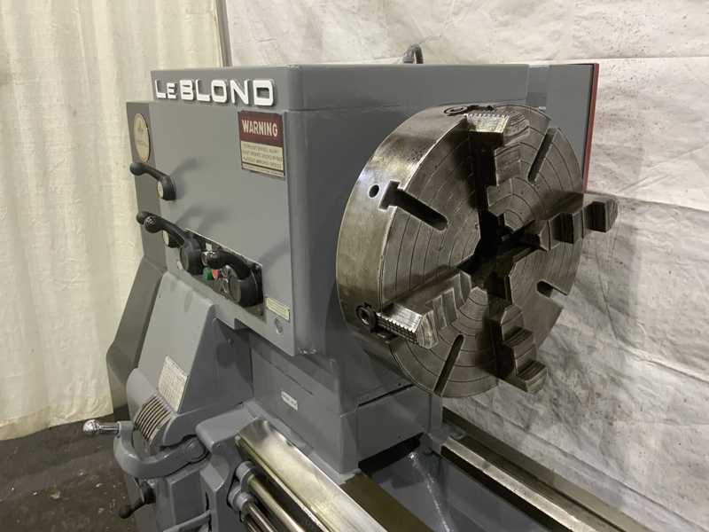 36" x 144" LeBlond #Regal, raised bed engine lathe, 28" swing over cross slide, 4-jaw 18" chuck, 20 HP - Image 2