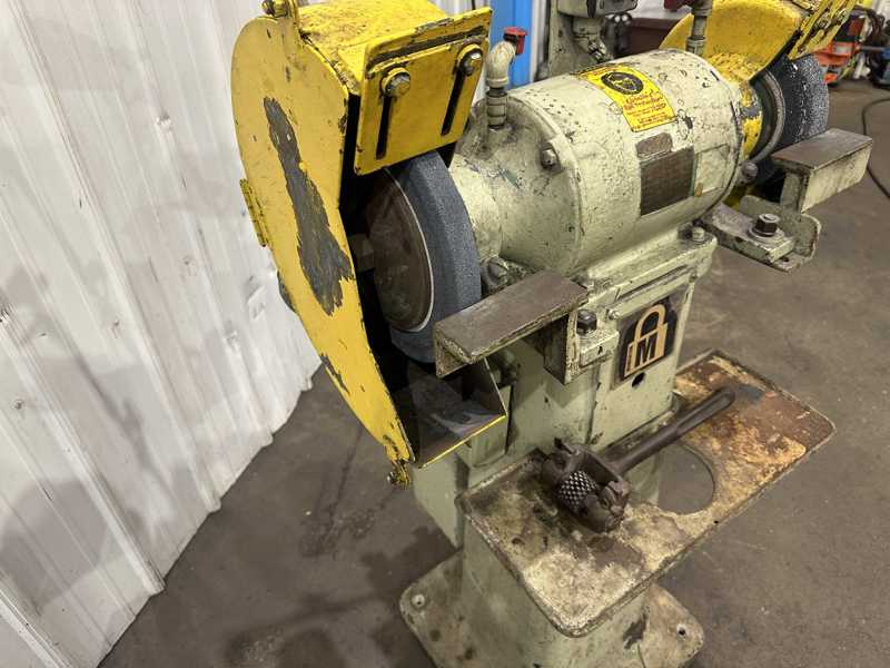Cincinnati Hisley #17 type 3WFA, double end pedestal grinder, 1 HP, 1750 RPM - Image 7