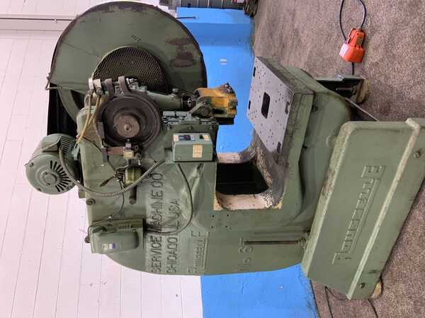 60 Ton, Rousselle #6F Deep Throat, OBI press, 3" stroke, 12-1/2" Shut Height, air clutch & brake, 5 HP - Image 1