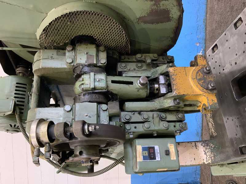 60 Ton, Rousselle #6F Deep Throat, OBI press, 3" stroke, 12-1/2" Shut Height, air clutch & brake, 5 HP - Image 3