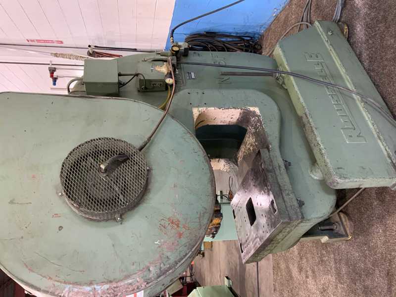 60 Ton, Rousselle #6F Deep Throat, OBI press, 3" stroke, 12-1/2" Shut Height, air clutch & brake, 5 HP - Image 4