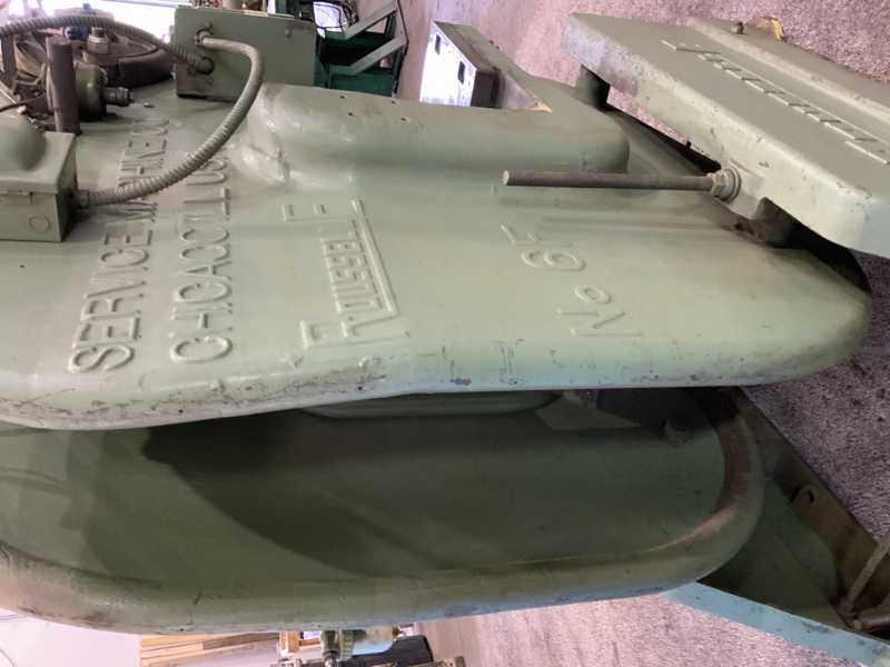 60 Ton, Rousselle #6F Deep Throat, OBI press, 3" stroke, 12-1/2" Shut Height, air clutch & brake, 5 HP - Image 6