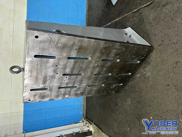 33" x 51" x 21" Angle plate with slots, 12 slots, Cast Iron construction - Image 1