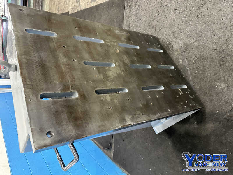 33" x 51" x 21" Angle plate with slots, 12 slots, Cast Iron construction - Image 6