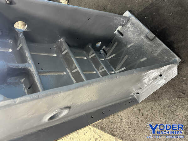 33" x 51" x 21" Angle plate with slots, 12 slots, Cast Iron construction - Image 9