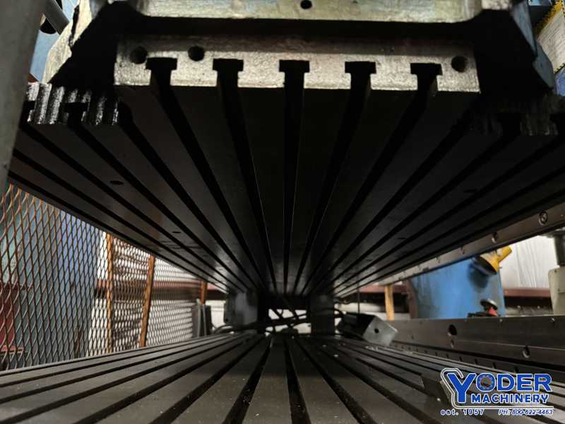 100 Ton, Rousselle #SS30-10, straight side double crank press, 3-1/2" stroke, 17-1/4" Shut Height, air clutch - Image 4